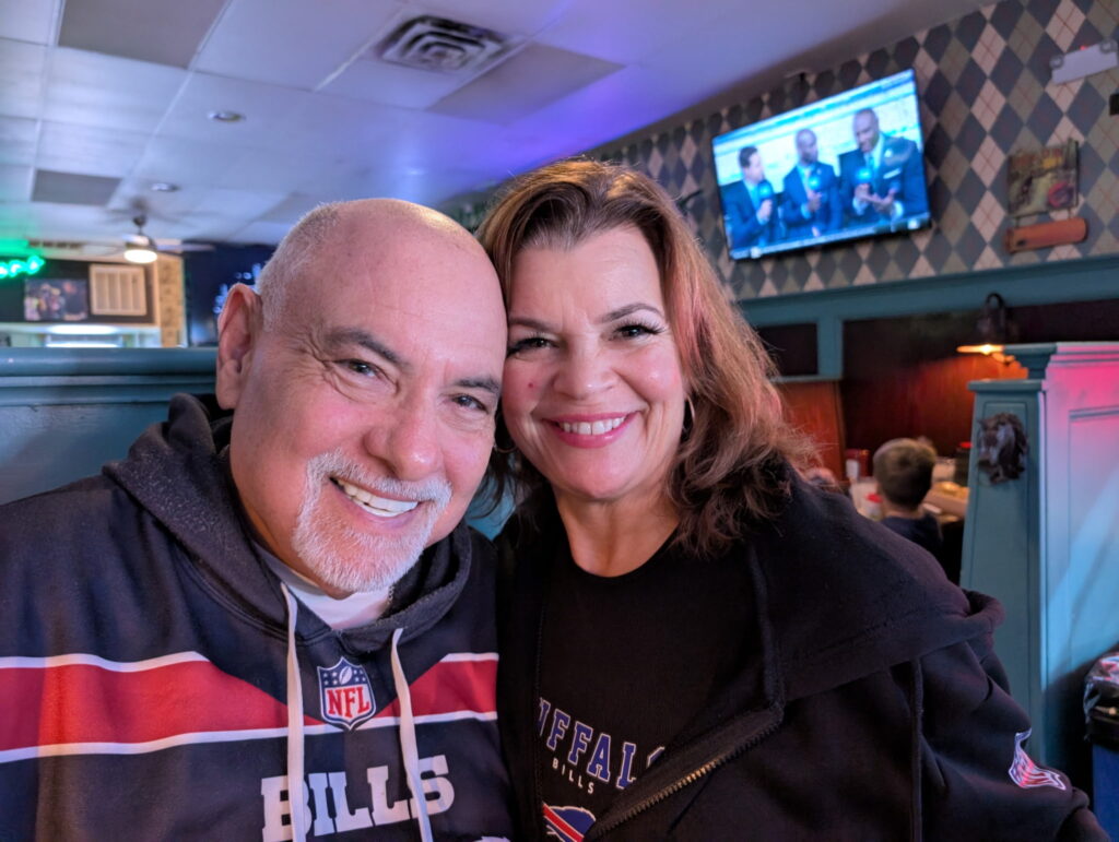 Image of Irish and Gary Richman, owners of Fish Hawk's of Dewy Beach Restaurant and bar.